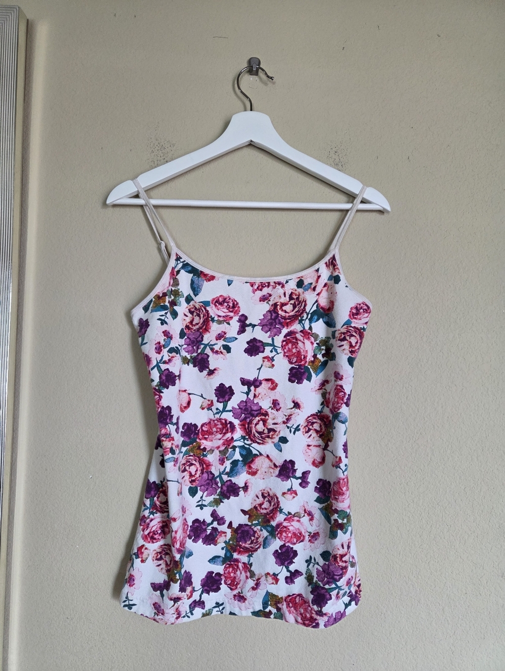 Arizona Floral Spaghetti Strap Tank Top Colorful